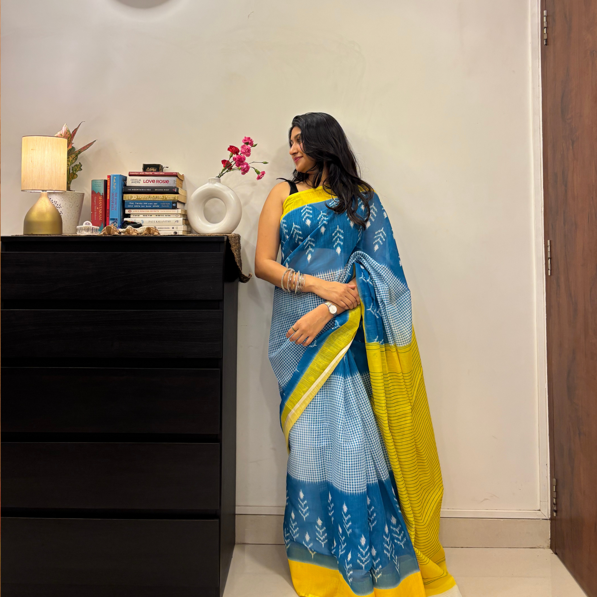 Spanish Blue Saree 💙
