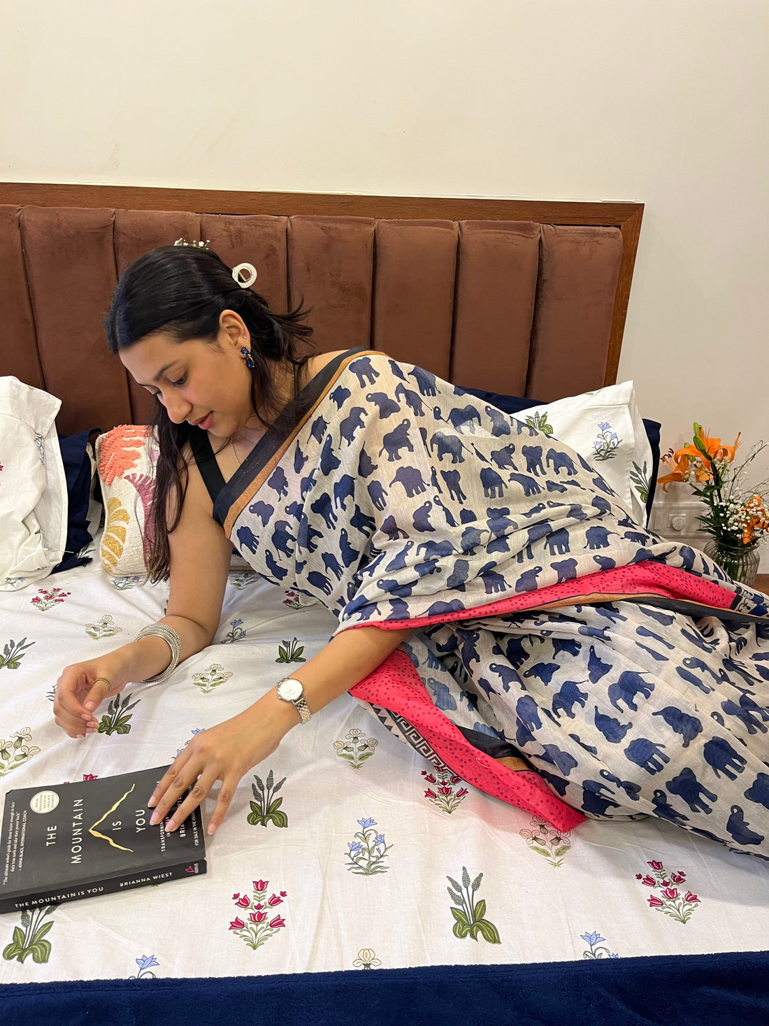 Women of different ages wearing cotton sarees comfortably