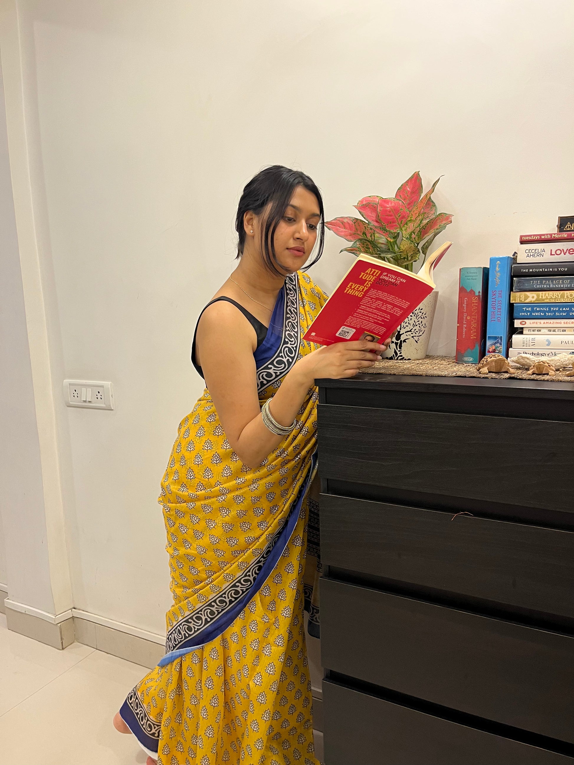 Lemon Drop Saree 🍋
