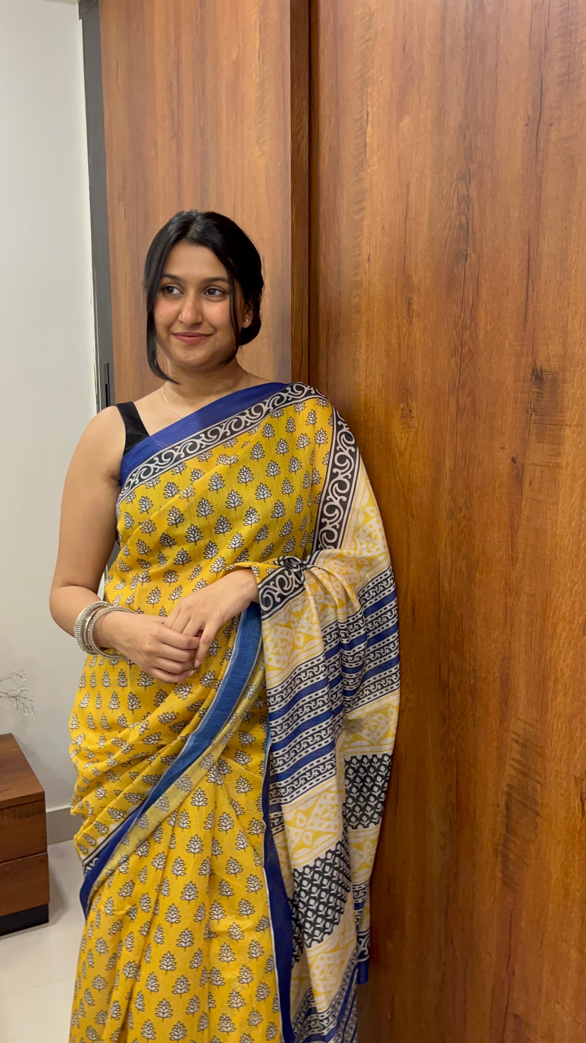 Lemon Drop Saree 🍋