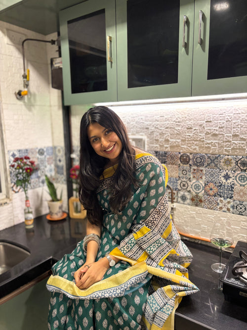 Aam Panna Saree 🥭