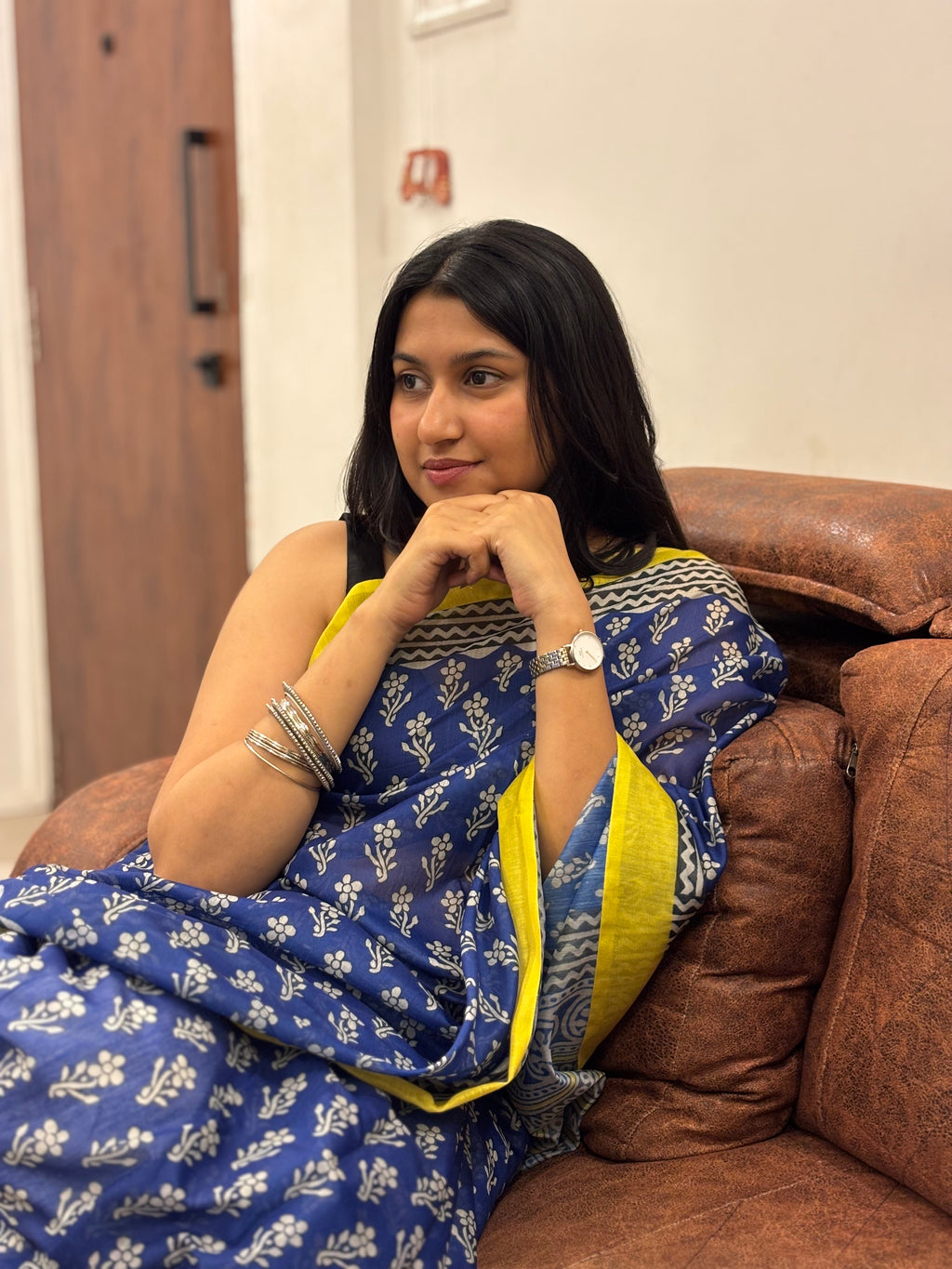 Indigo Saree 🌈
