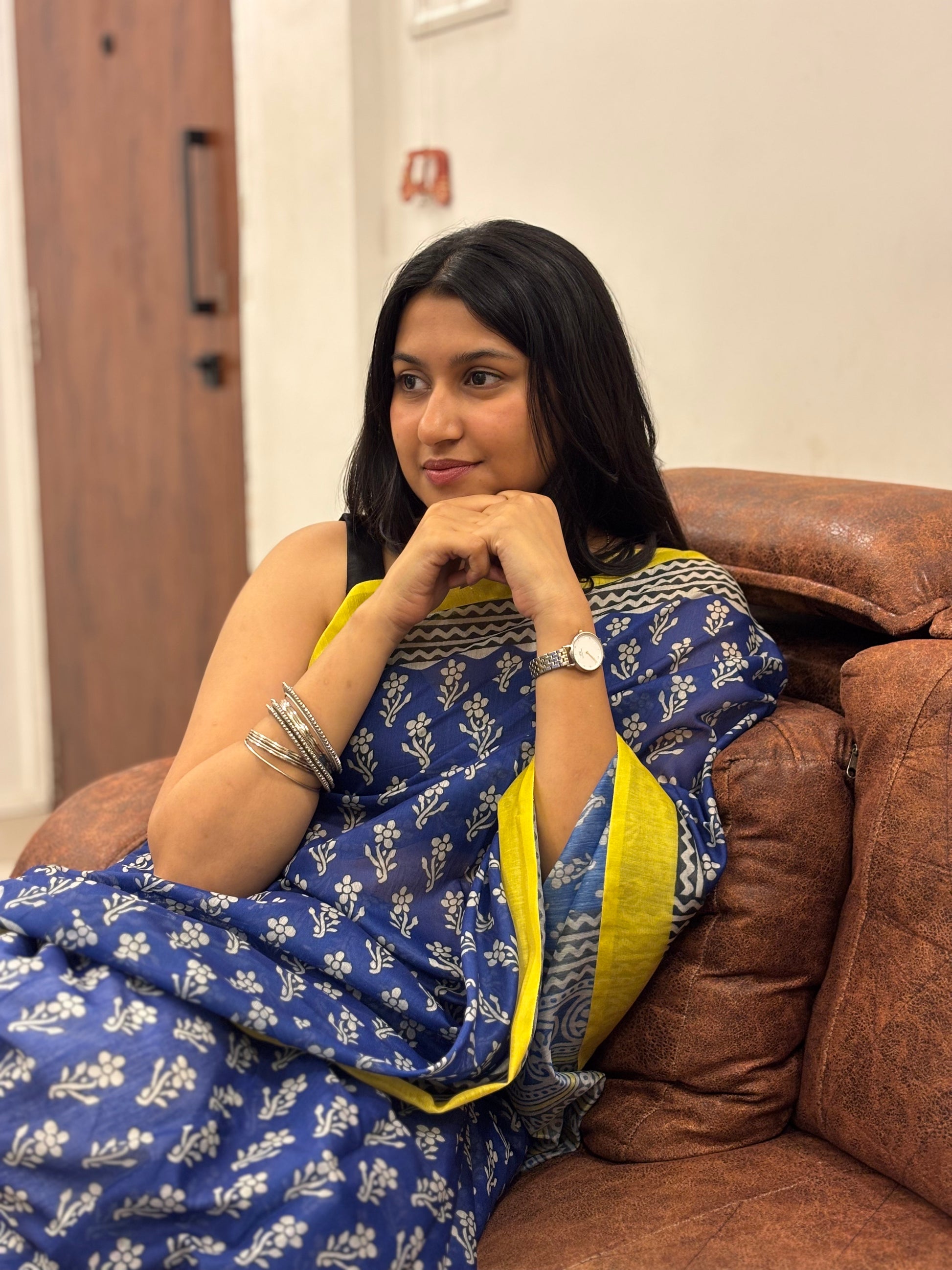 Indigo Saree 🌈