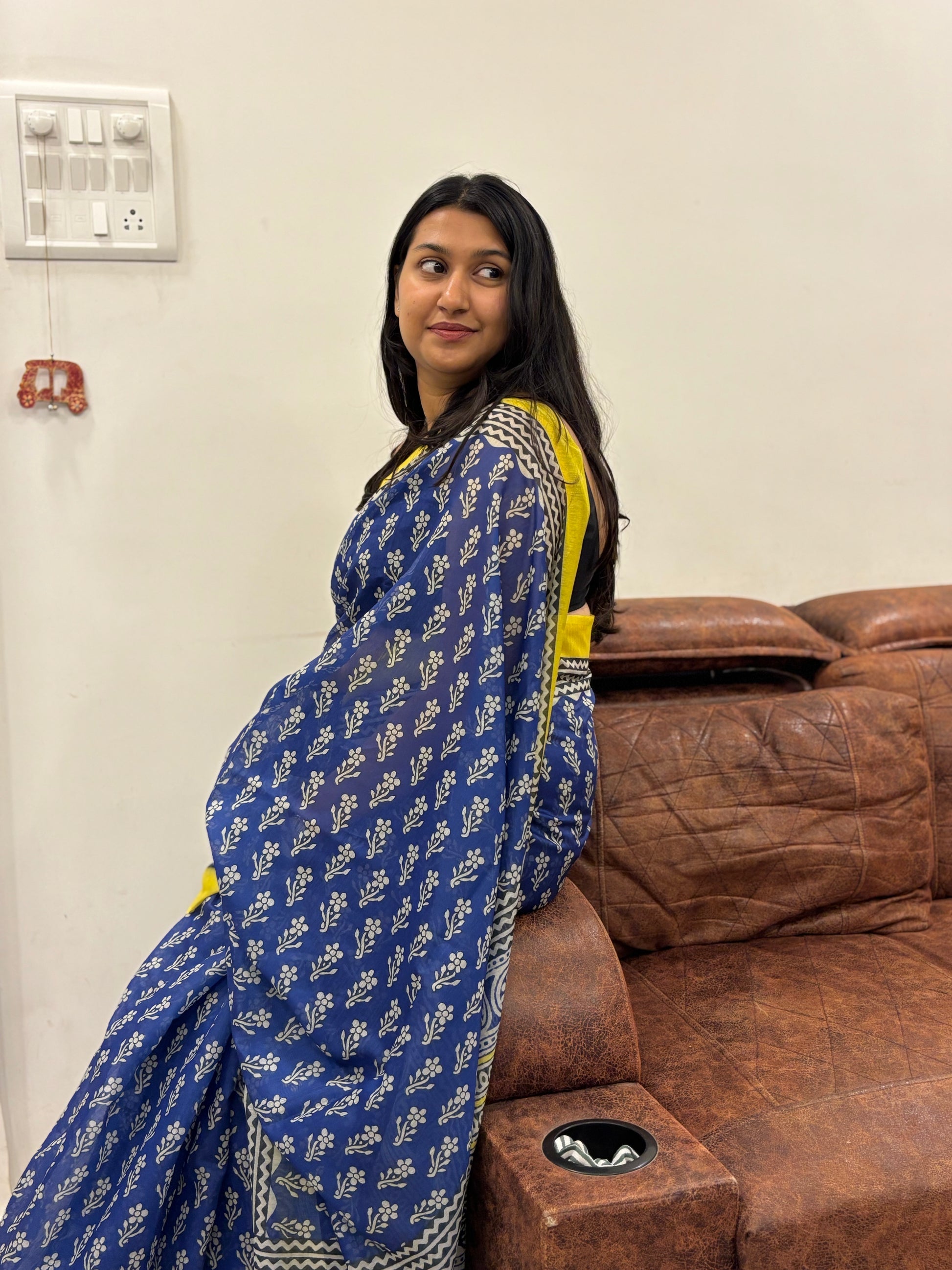 Indigo Saree 🌈