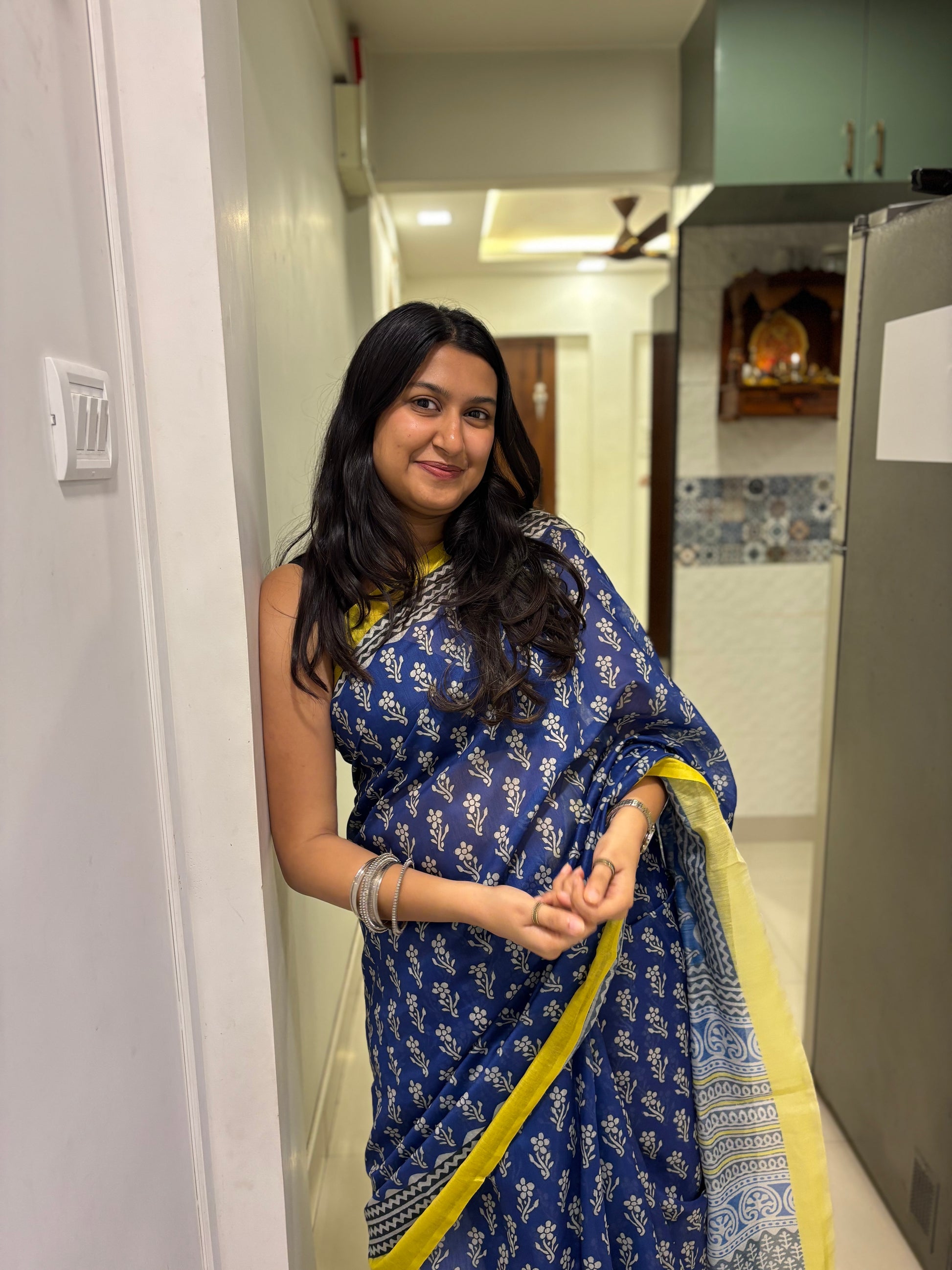 Indigo Saree 🌈