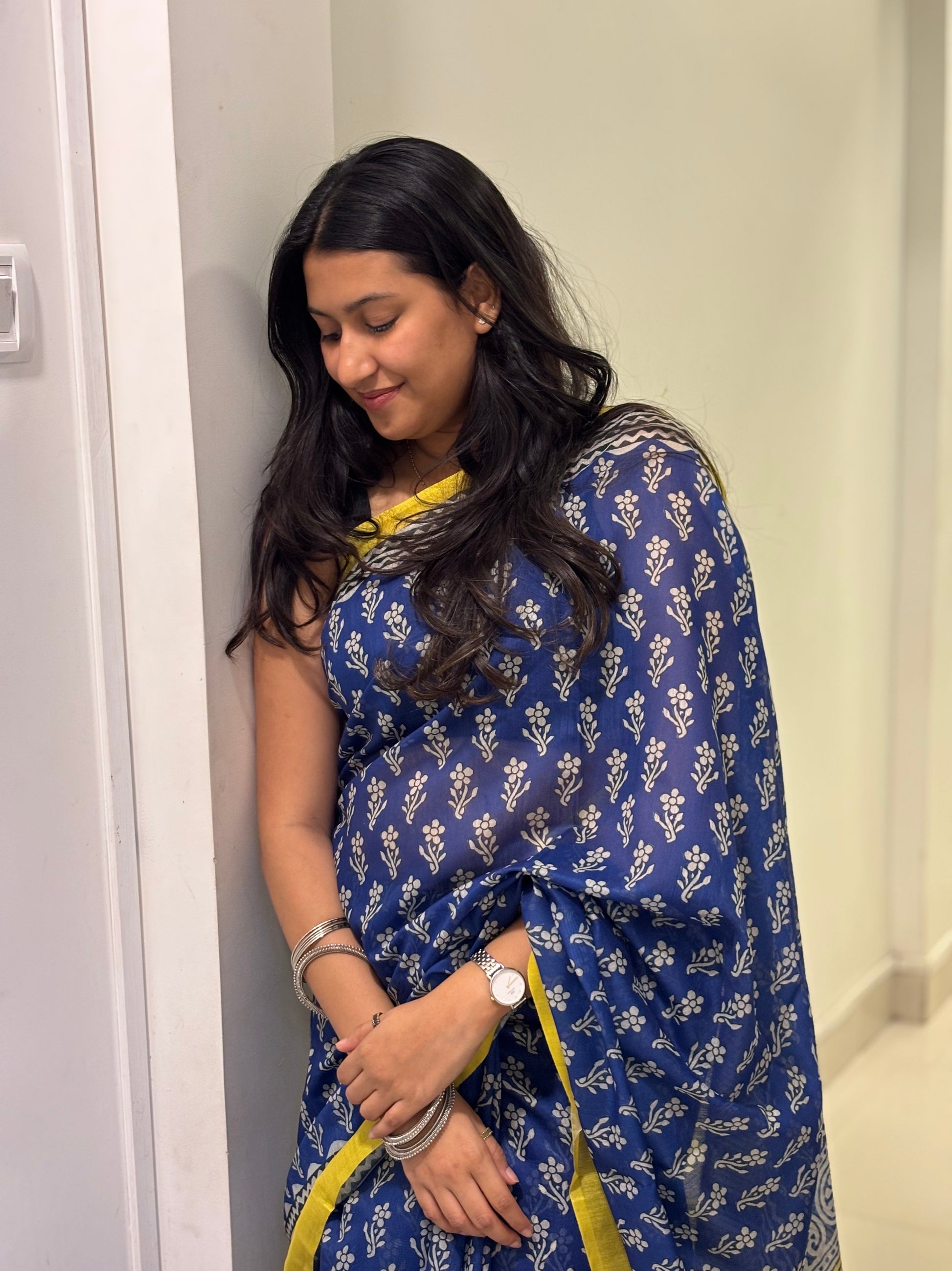 Indigo Saree 🌈