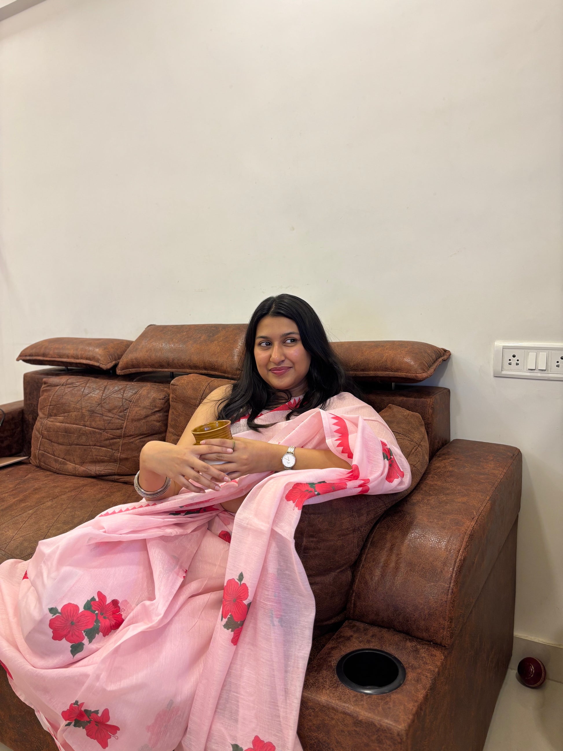Hibuscus Saree 🌺