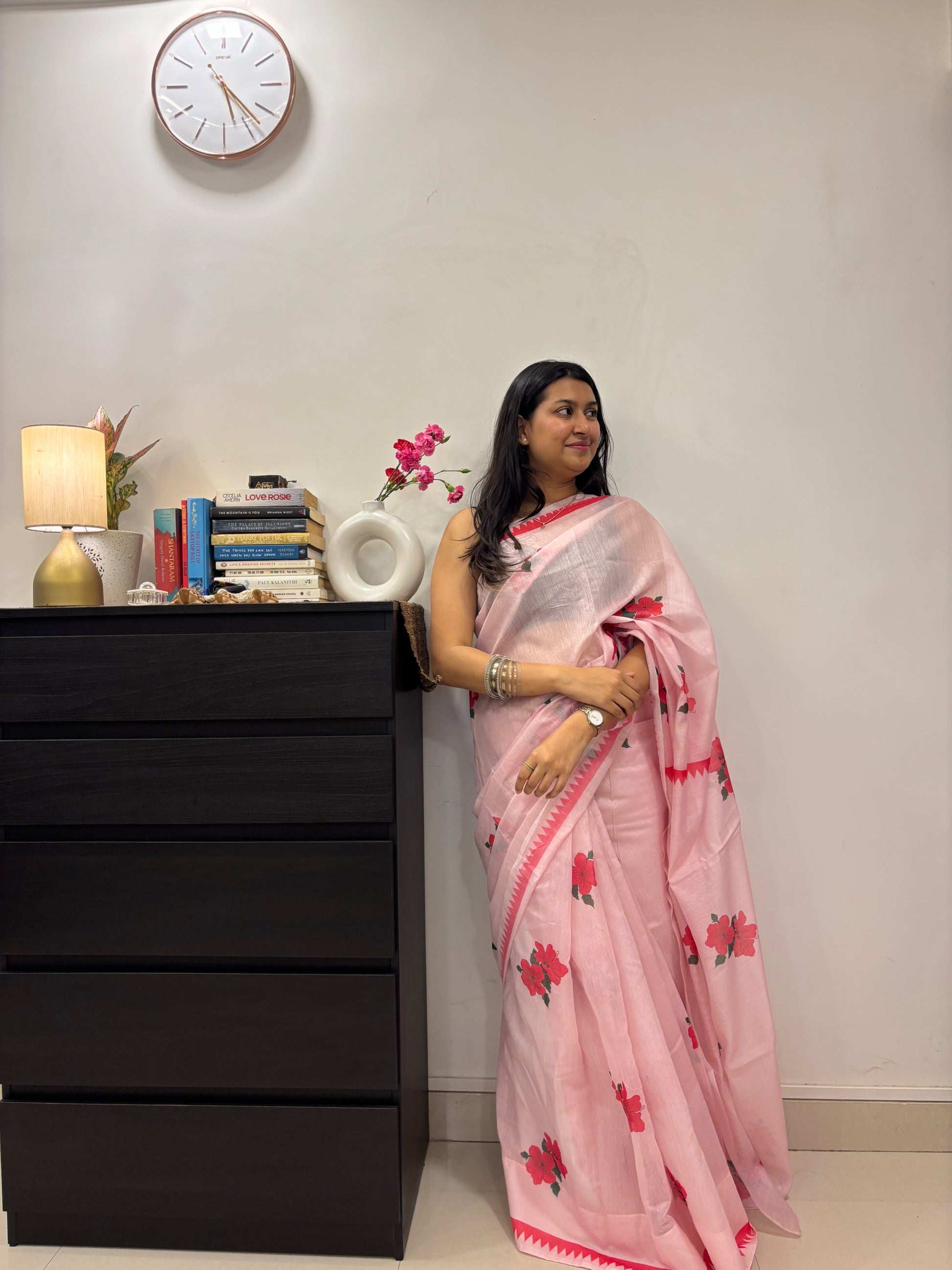 Hibuscus Saree 🌺