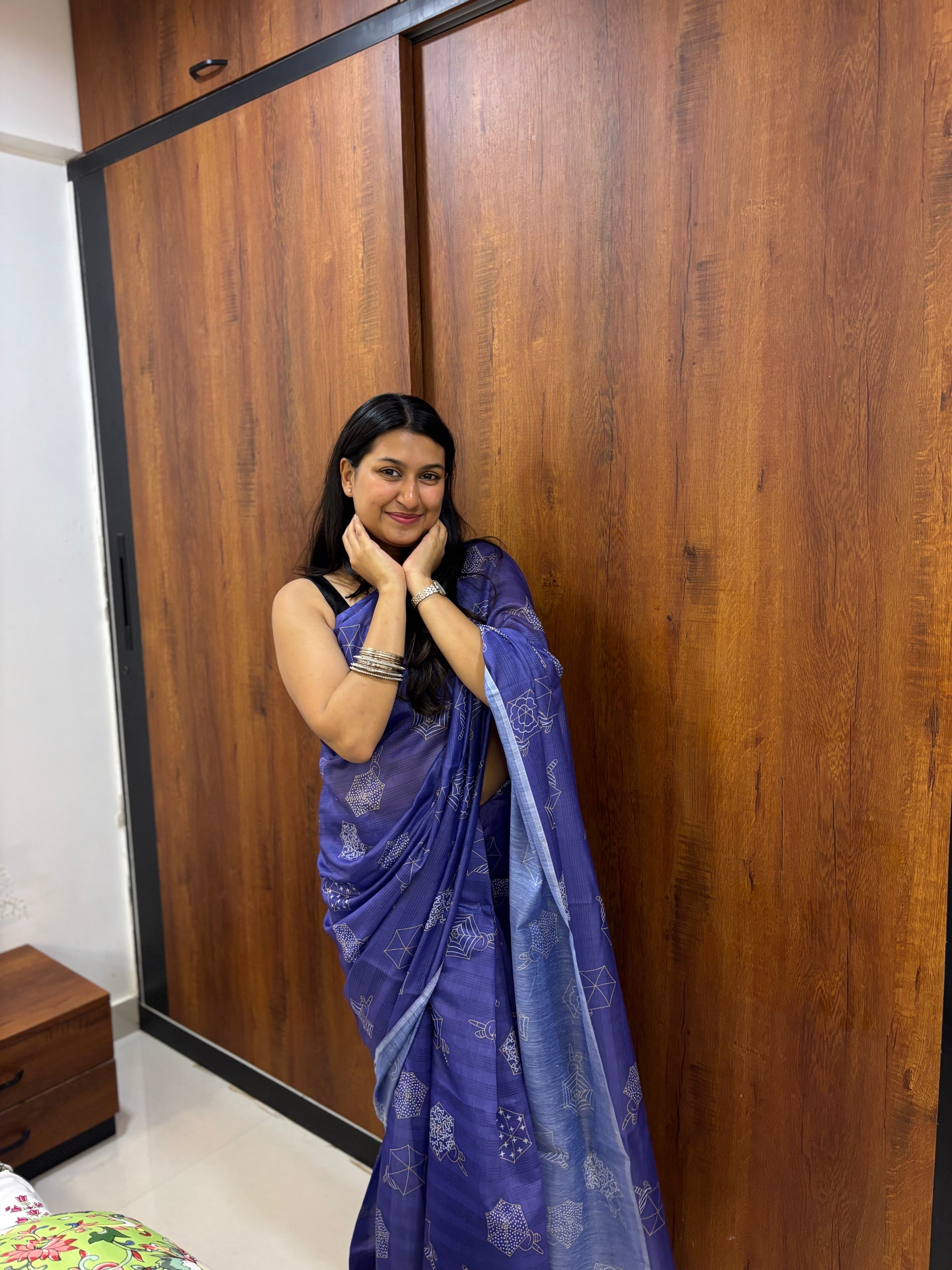 Purple Charm Saree 💜