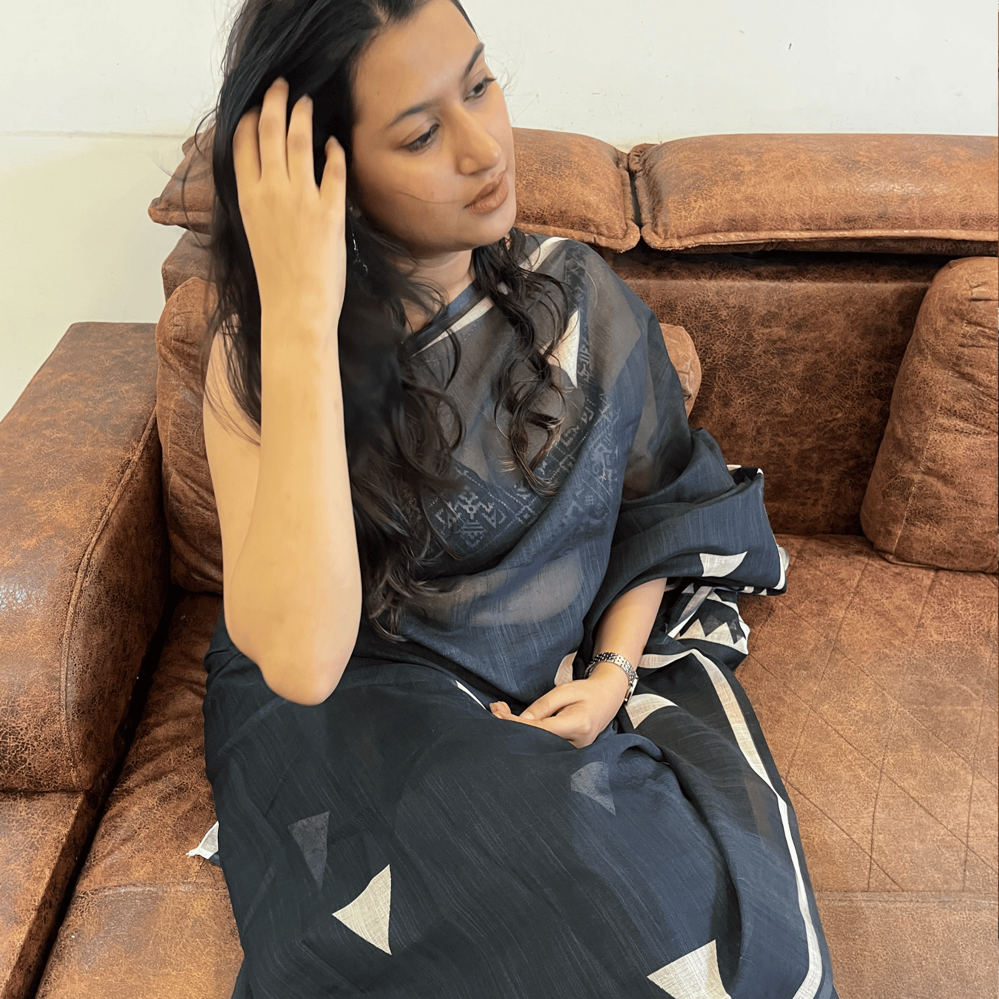 Midnight Muse Saree 🌙