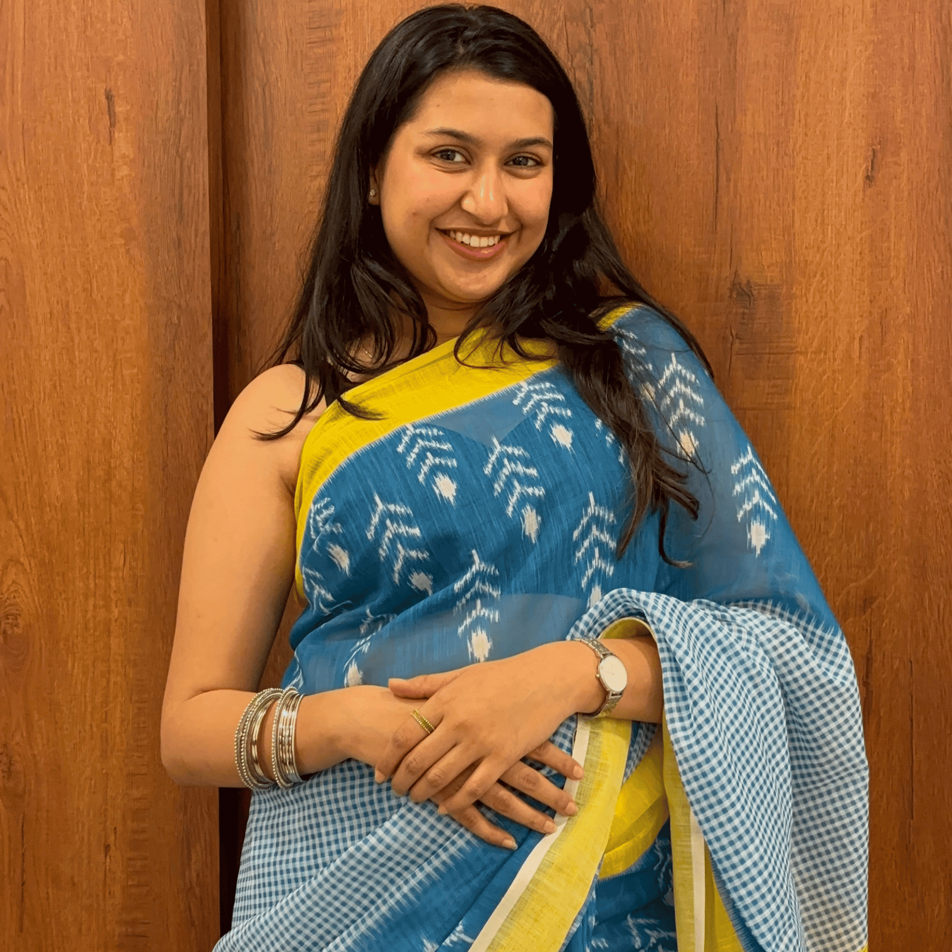Spanish Blue Saree 💙