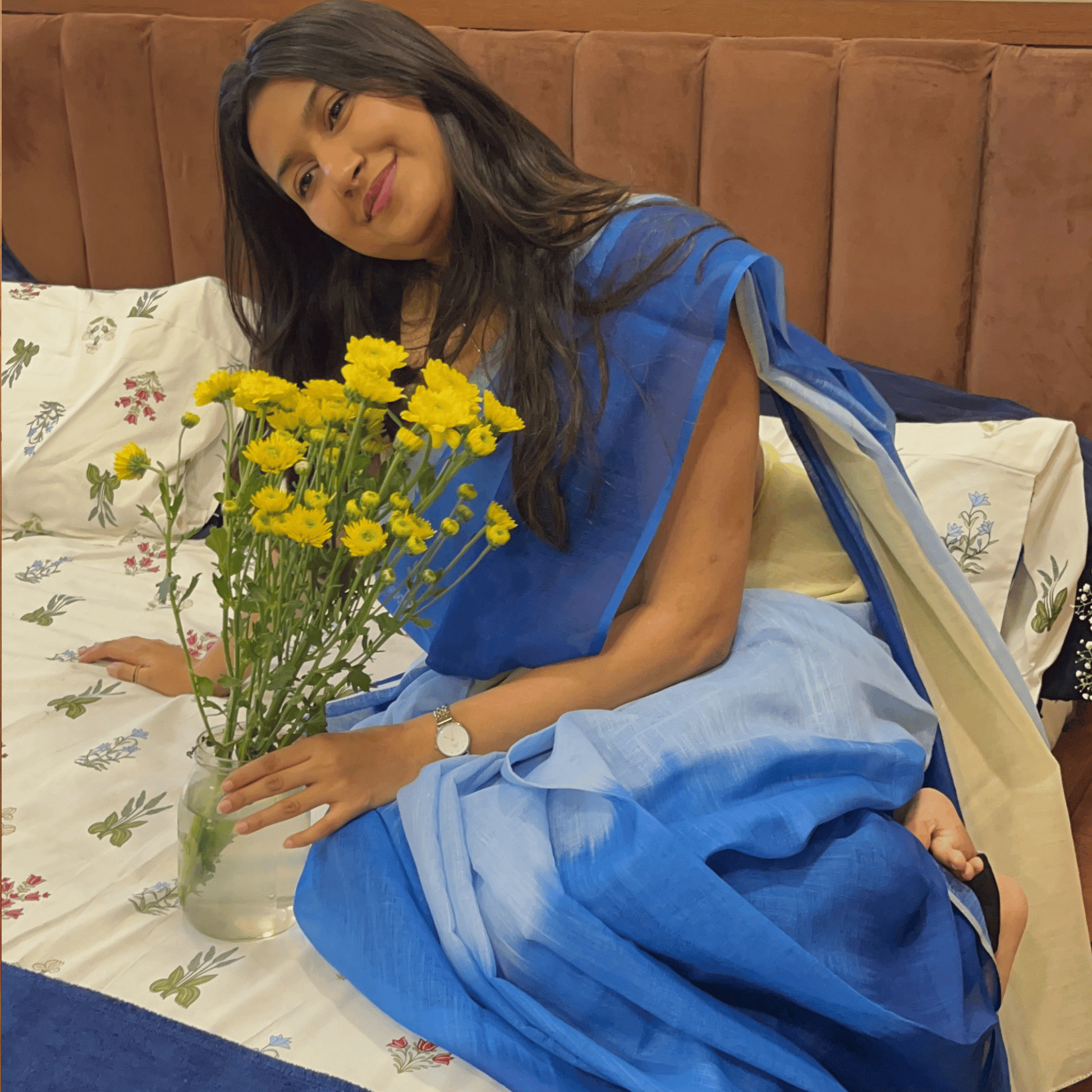 Blue Mirage Saree 🌊