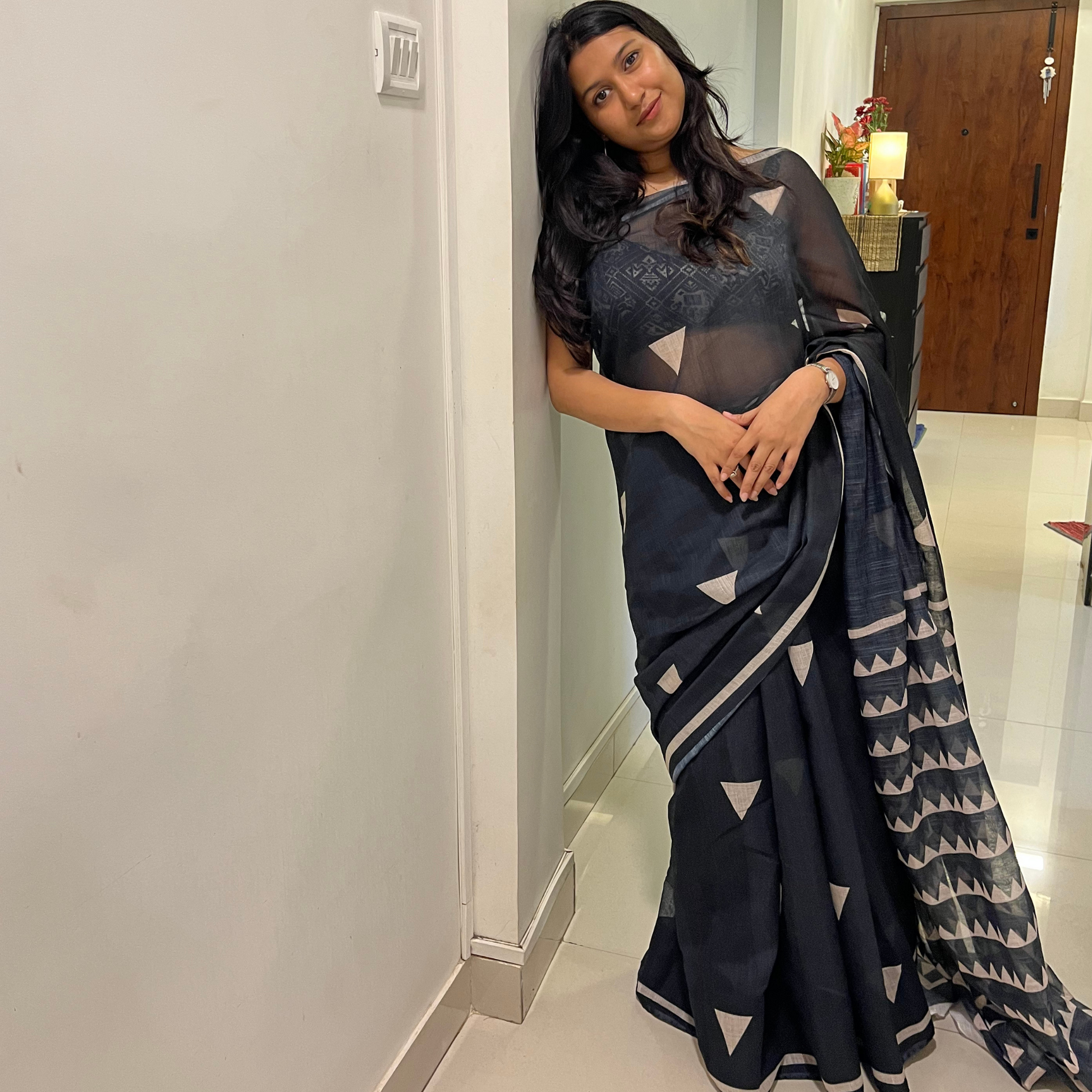 Midnight Muse Saree 🌙