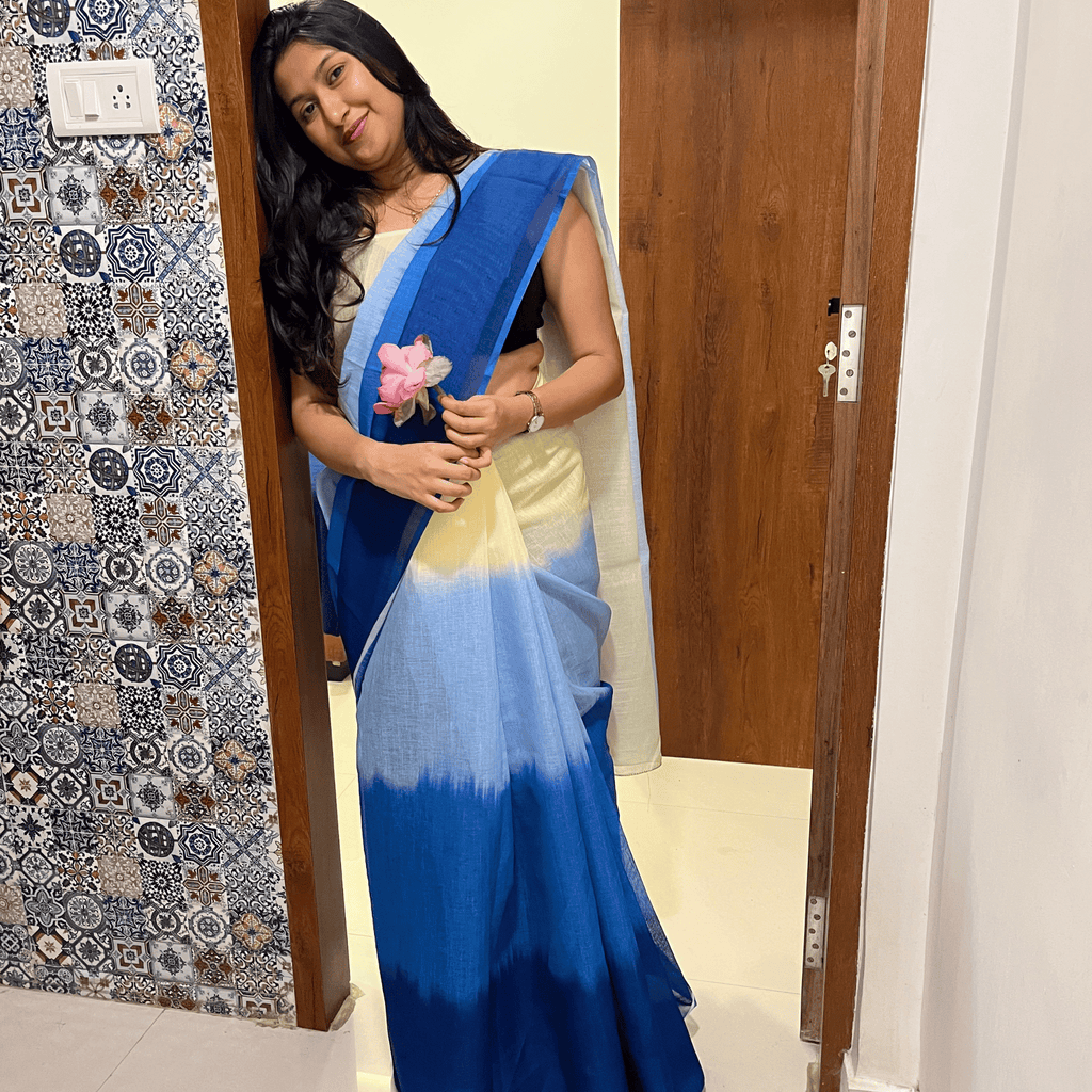Blue Mirage Saree 🌊