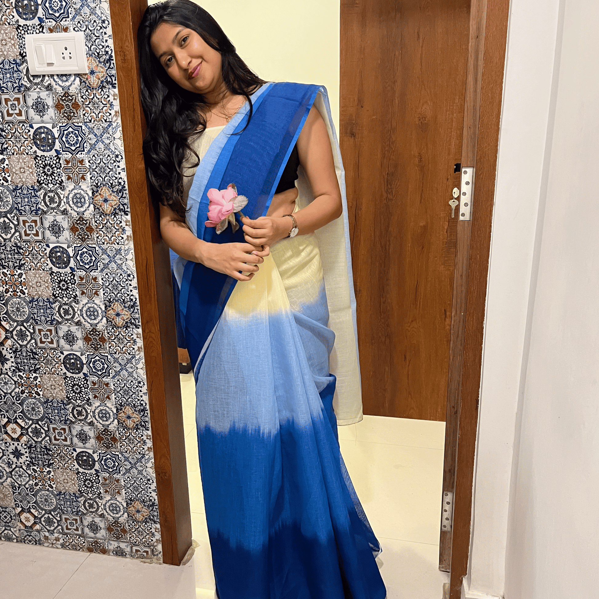 Blue Mirage Saree 🌊