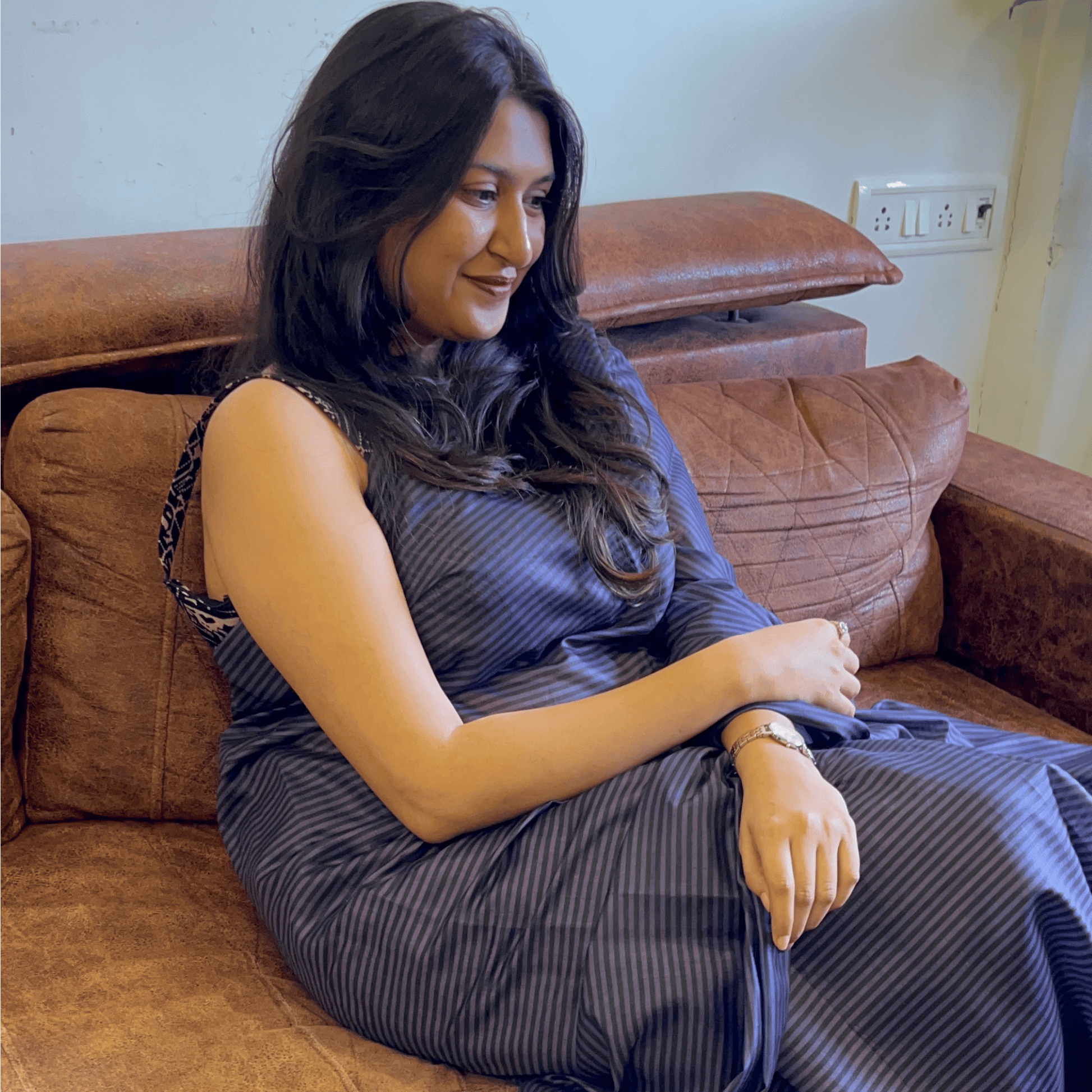 Ink Blue Saree ✒️