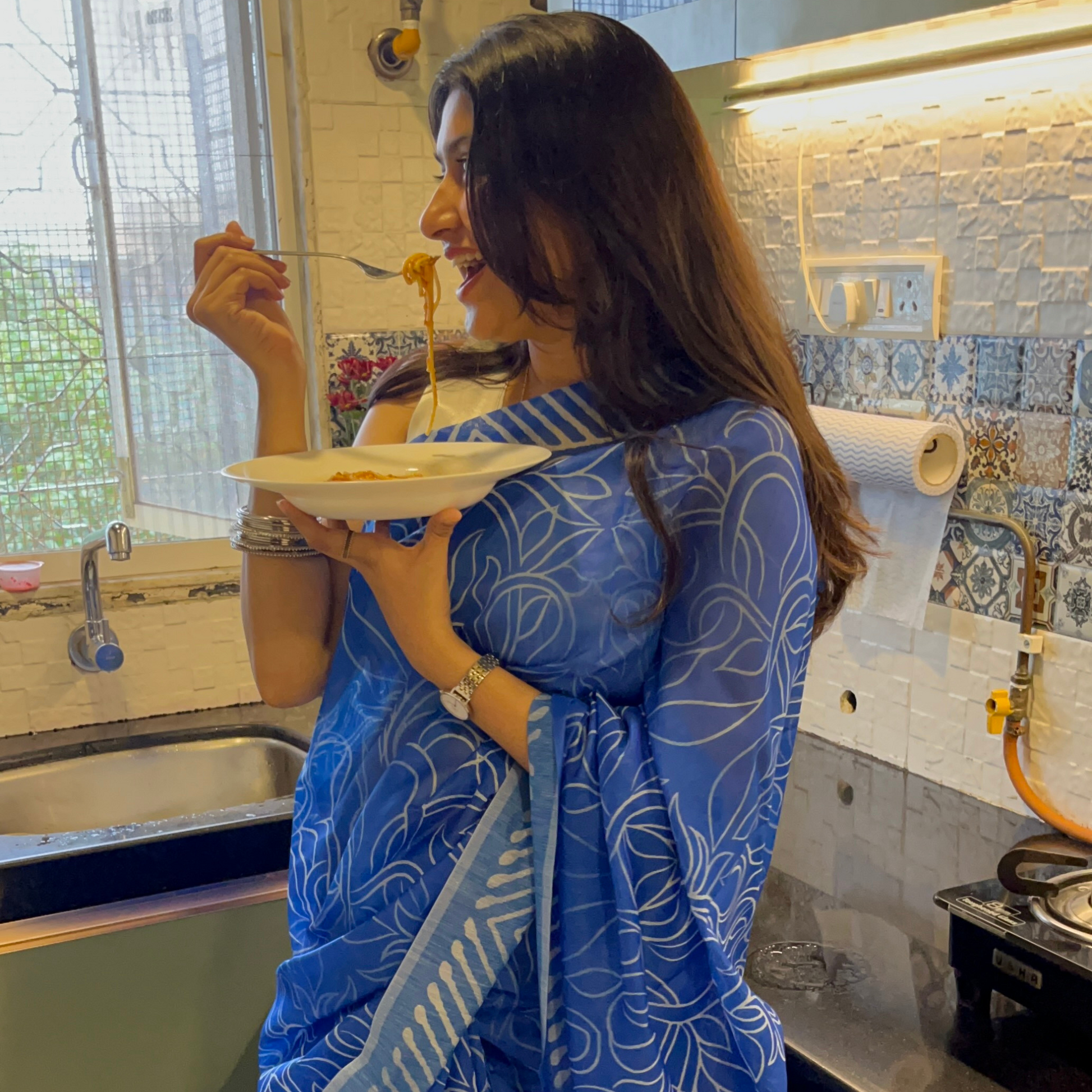 Blue Dusk Saree 💙