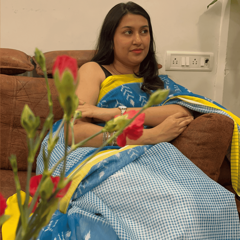 Spanish Blue Saree 💙
