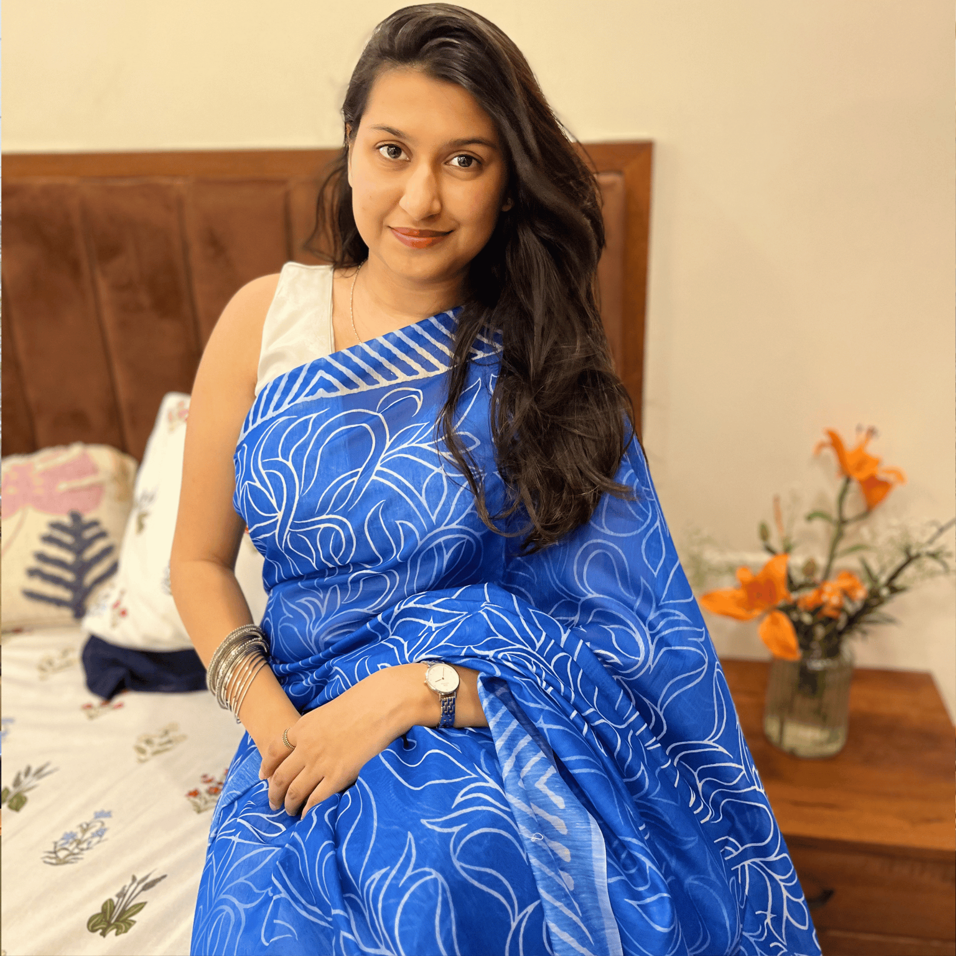 Blue Dusk Saree 💙