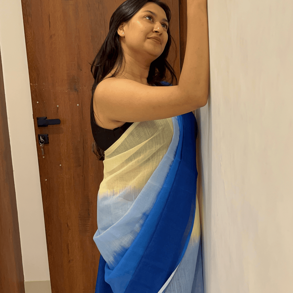 Blue Mirage Saree 🌊