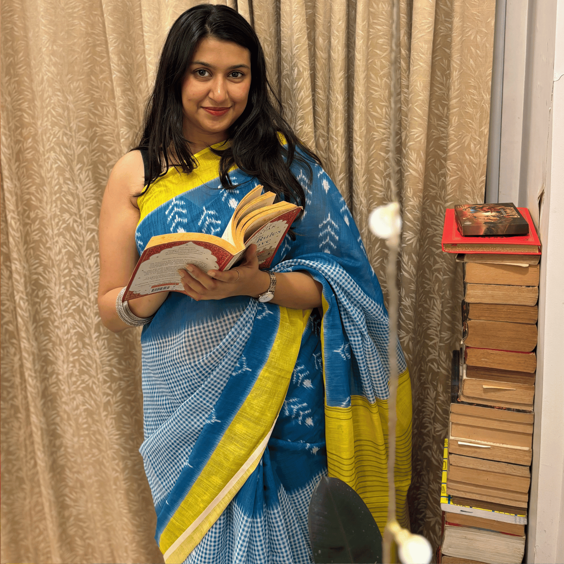 Spanish Blue Saree 💙