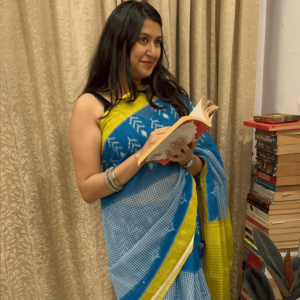 Spanish Blue Saree 💙