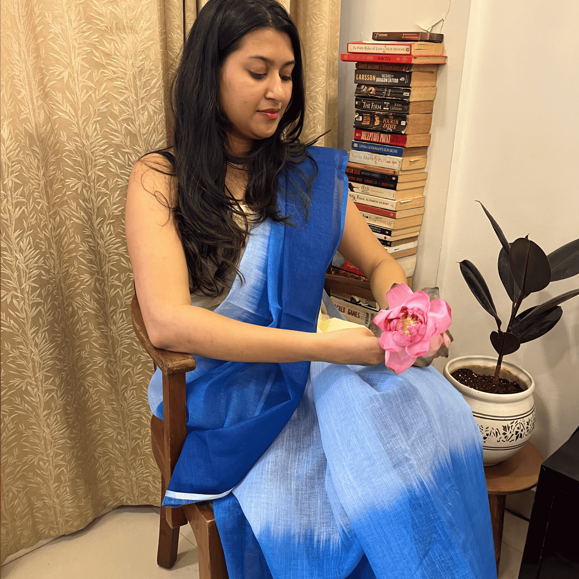 Blue Mirage Saree 🌊